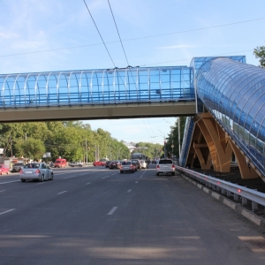 Начато строительство мостового пешеходного перехода через автомобильную дорогу А-135 «Южный подъезд к Ростову-на-Дону»