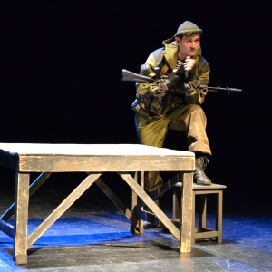 Ко дню 70-летия Победы в Молодежном театре состоялась премьера спектакля «Уроки выживания»