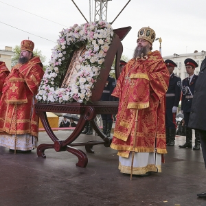 6 мая 2015 в Ростов-на-Дону прибыла копия иконы Божией Матери «Донской»