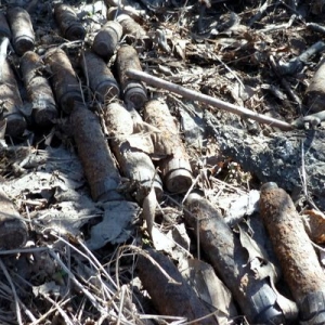 В Ростовской области обнаружено 50 минометных снарядов времен Второй мировой войны. 