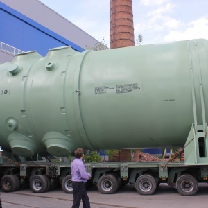 Корпус реактора для Ростовской АЭС следует водным путём в Волгодонск