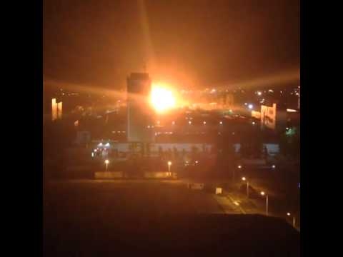 В Ростове-на-Дону горела газонаполнительная станция