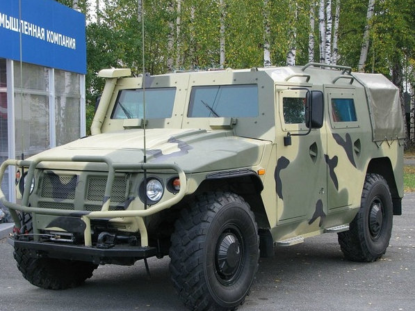 Российский тигр машина